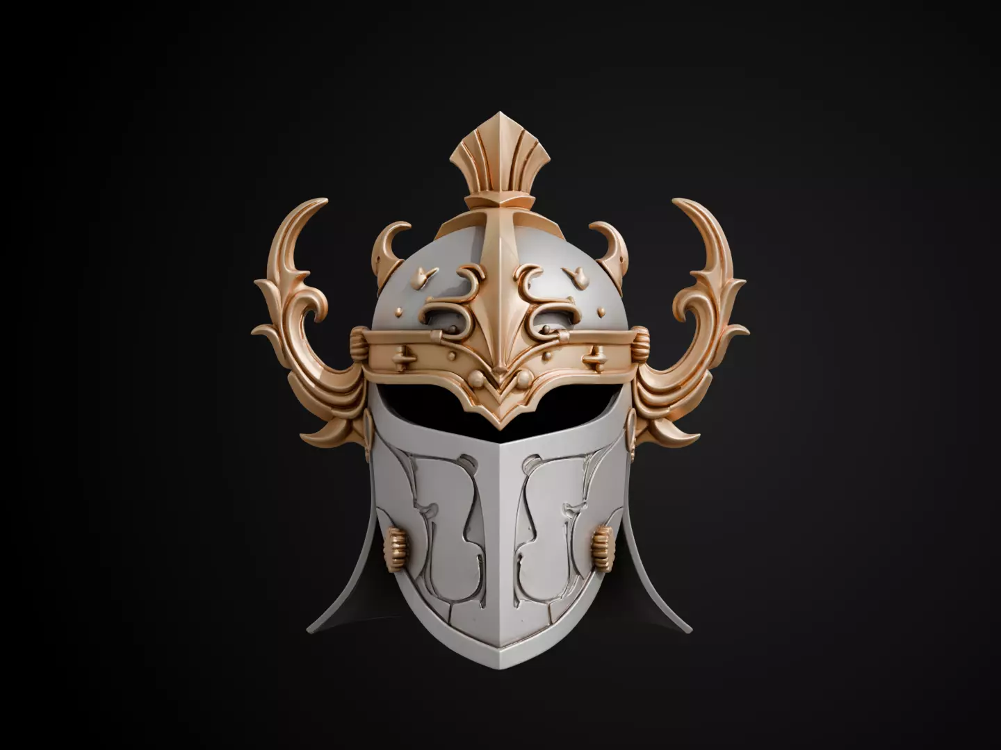 Stylized Numeror Helmet - Elendils Legacy 3D print model_12