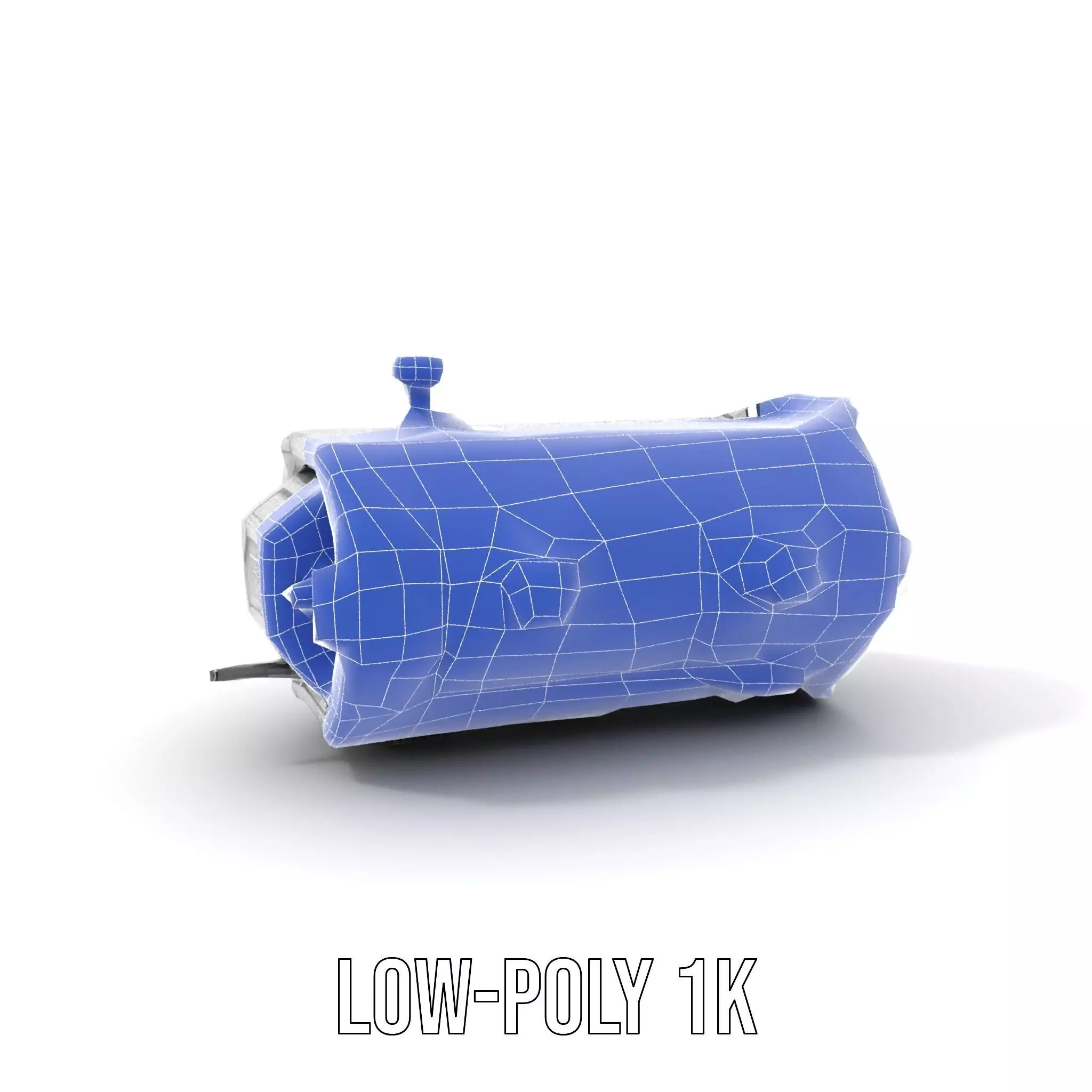 Futuristic Cargo Ship model pack Low-poly 3D model_20
