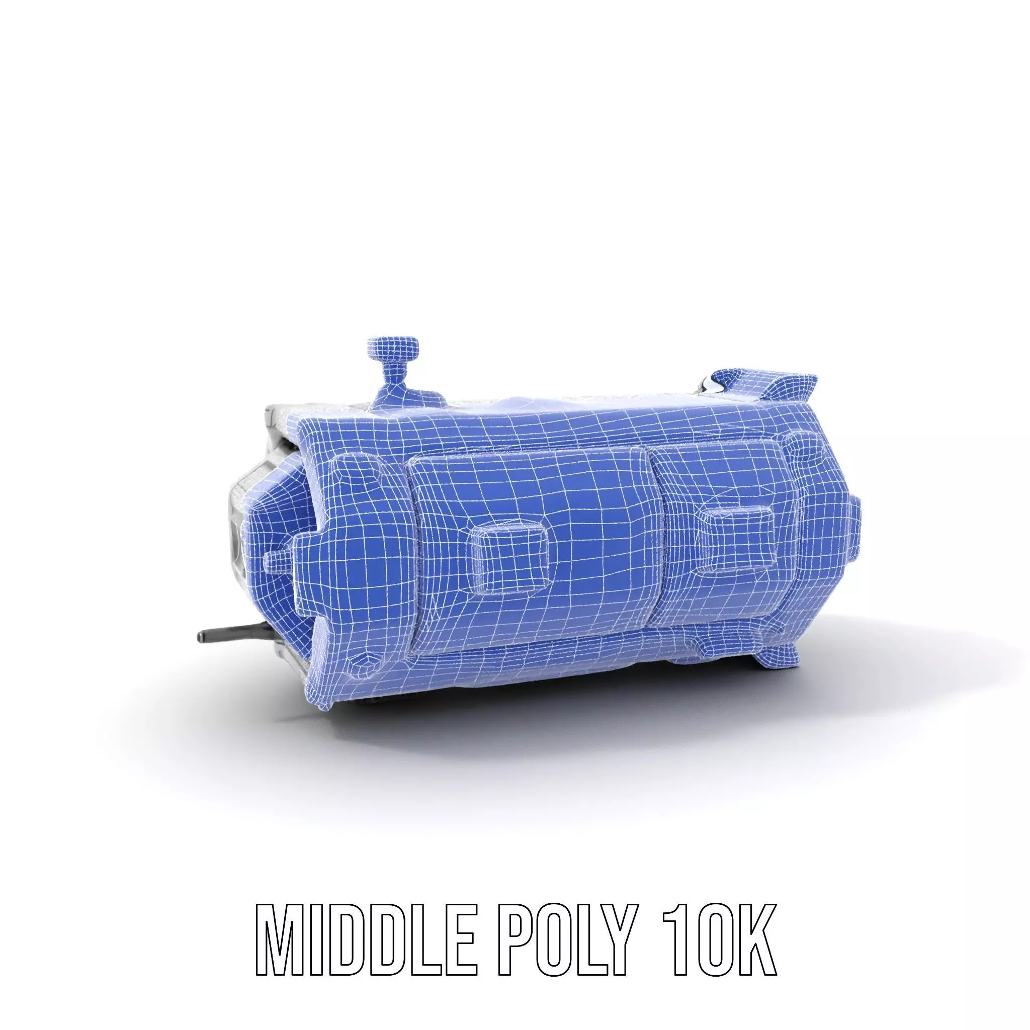 Futuristic Cargo Ship model pack Low-poly 3D model_24
