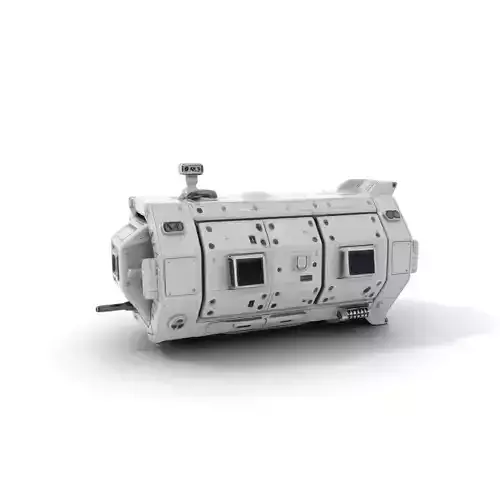 Futuristic Cargo Ship model pack