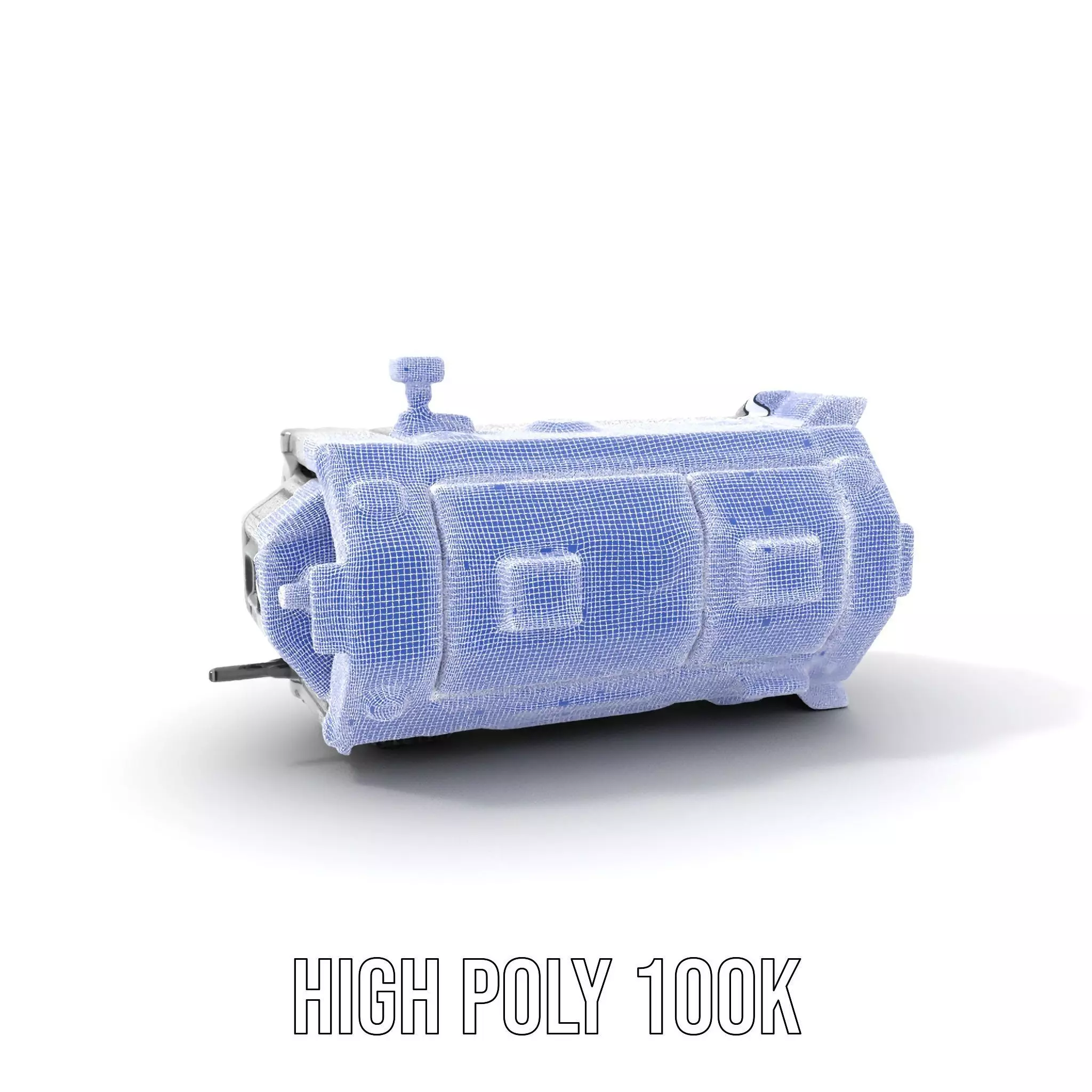 Futuristic Cargo Ship model pack Low-poly 3D model_4