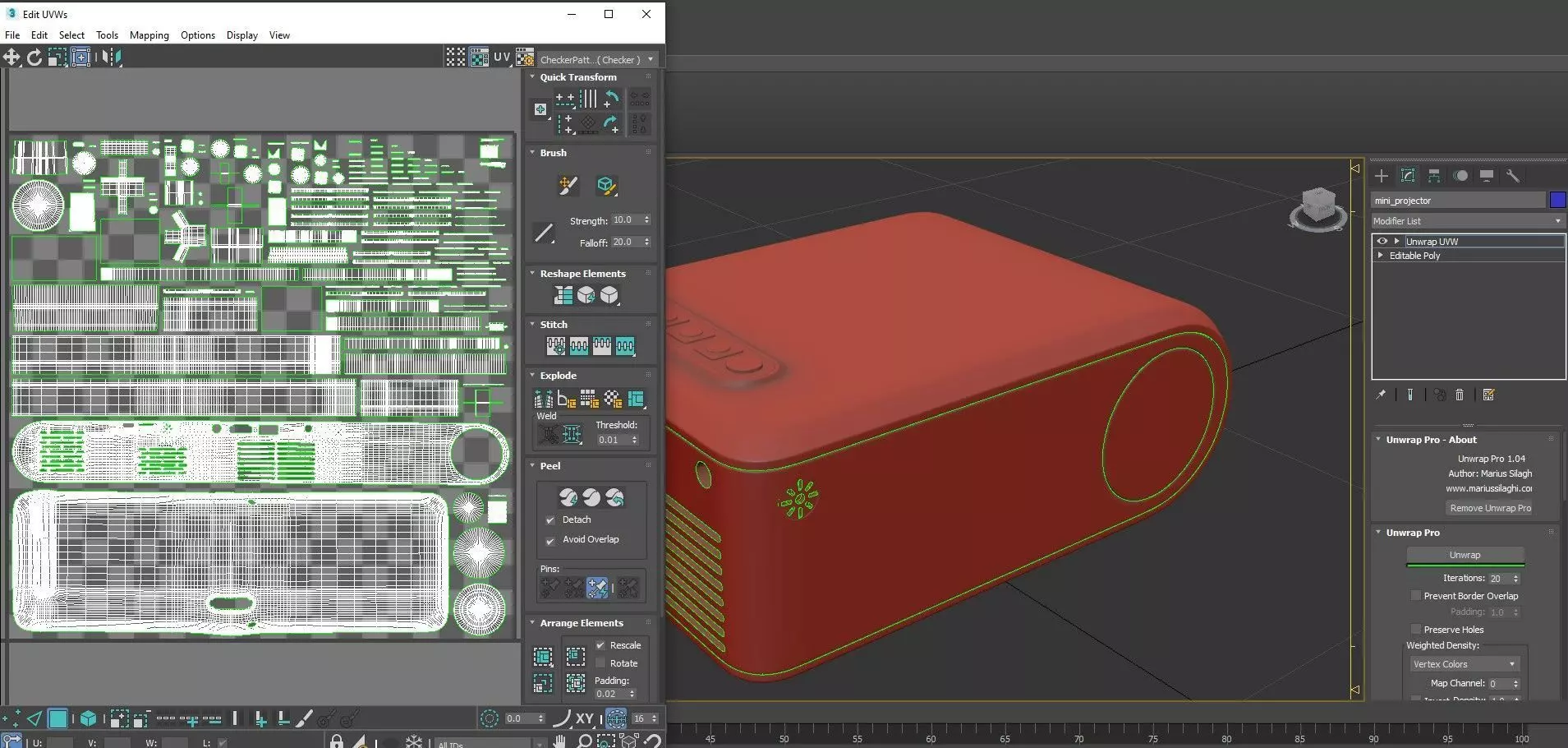 Mini Projector  3D model_11