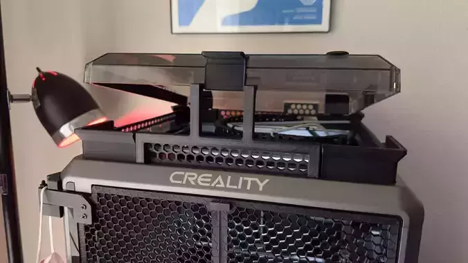 Creality K1 K1C K1SE 3D Printer Lid Prop 9cm Digital File