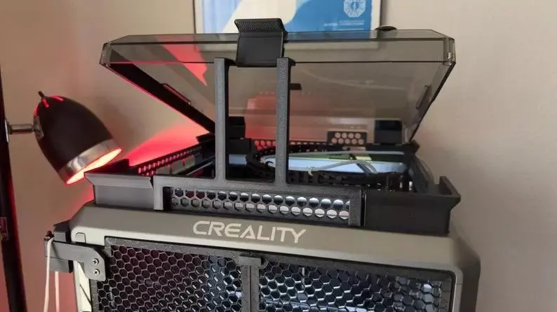 Creality K1 K1C K1SE 3D Printer Lid Prop 14cm Digital File 3D print model_0