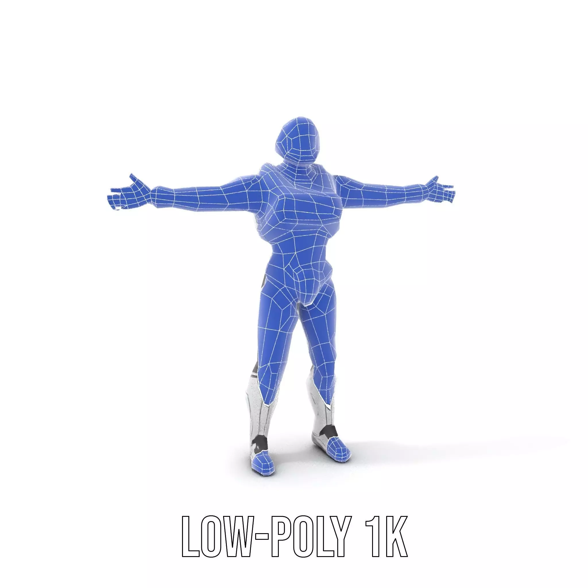 Advanced Android Armor model pack Low-poly 3D model_26