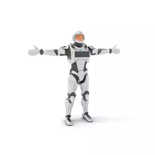 Advanced Android Armor model pack Low-poly 3D model Advanced Android Armor model pack Low-poly 3D model