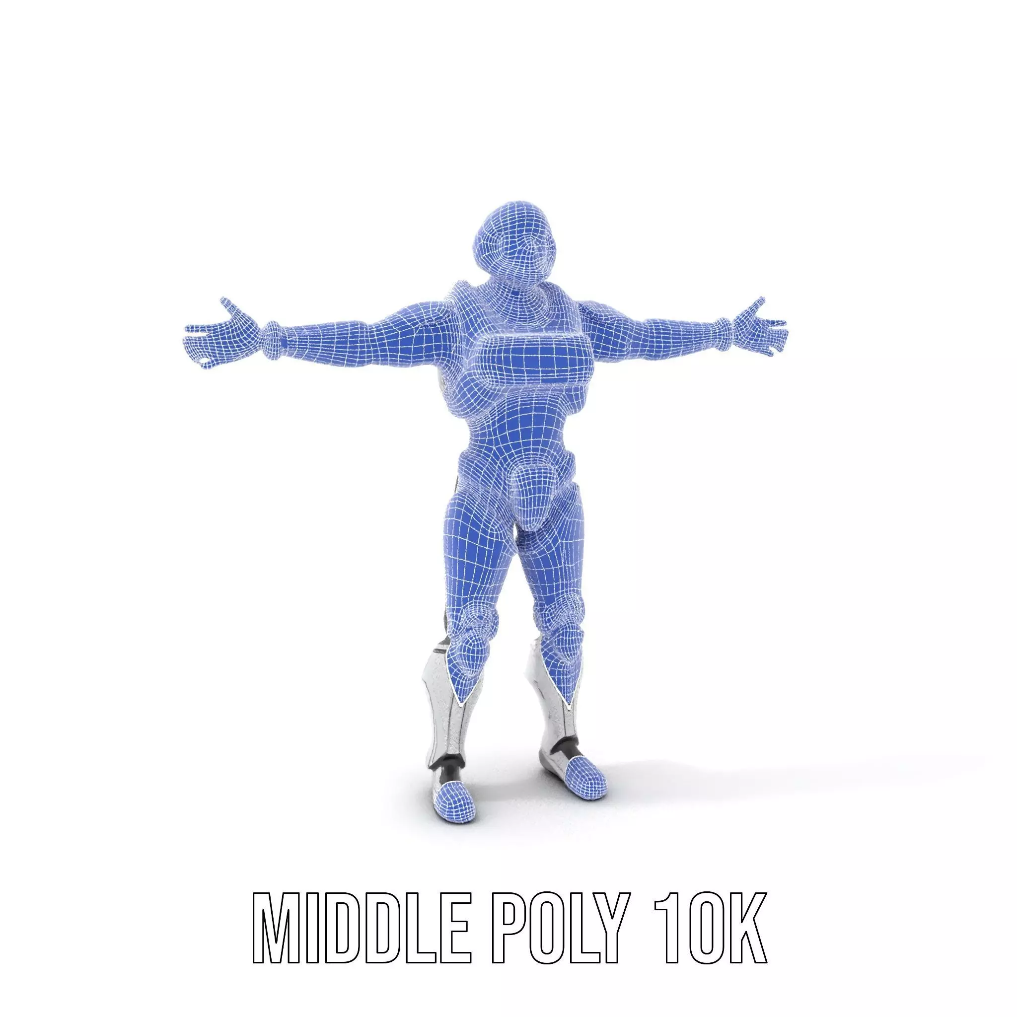 Advanced Android Armor model pack Low-poly 3D model_30