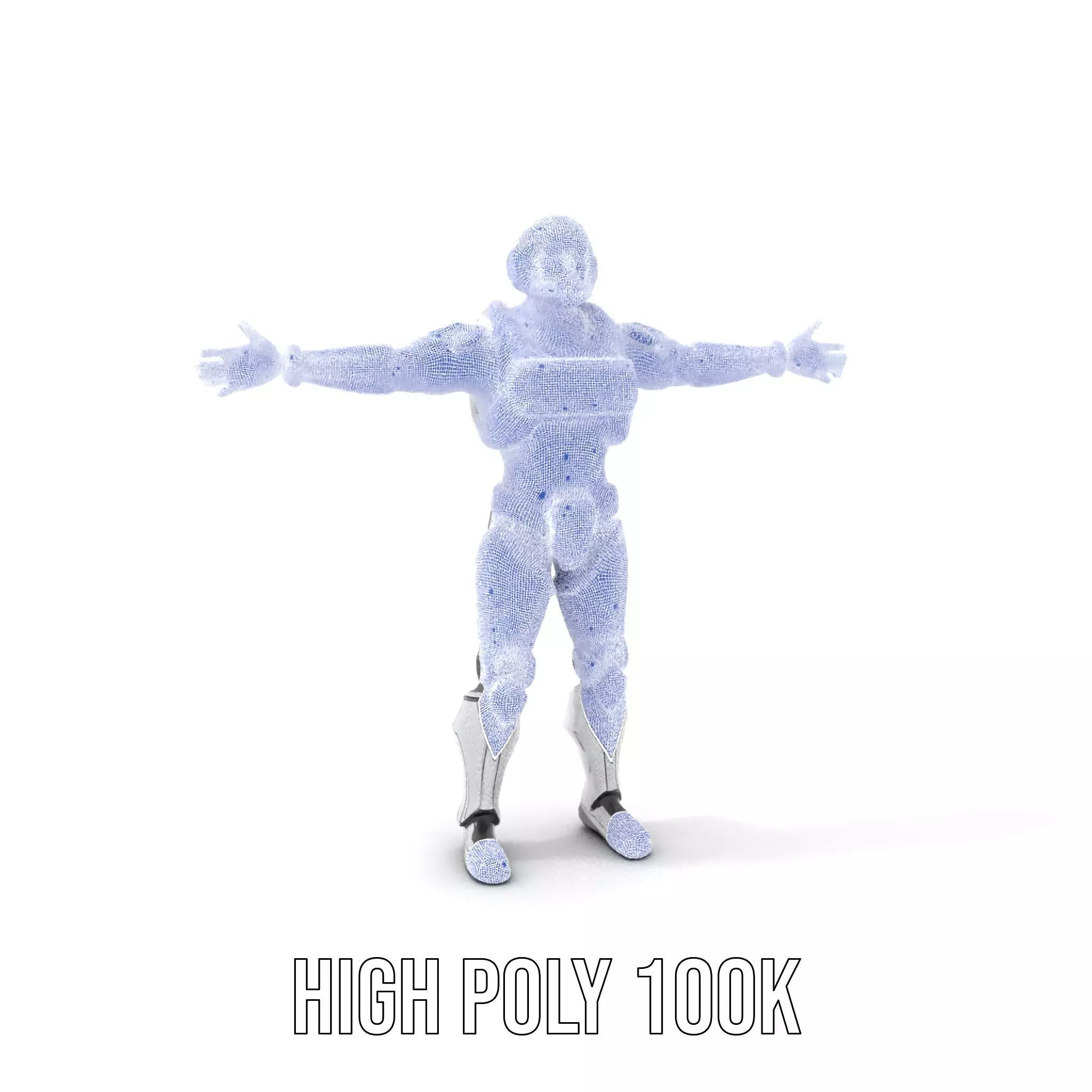 Advanced Android Armor model pack Low-poly 3D model_4