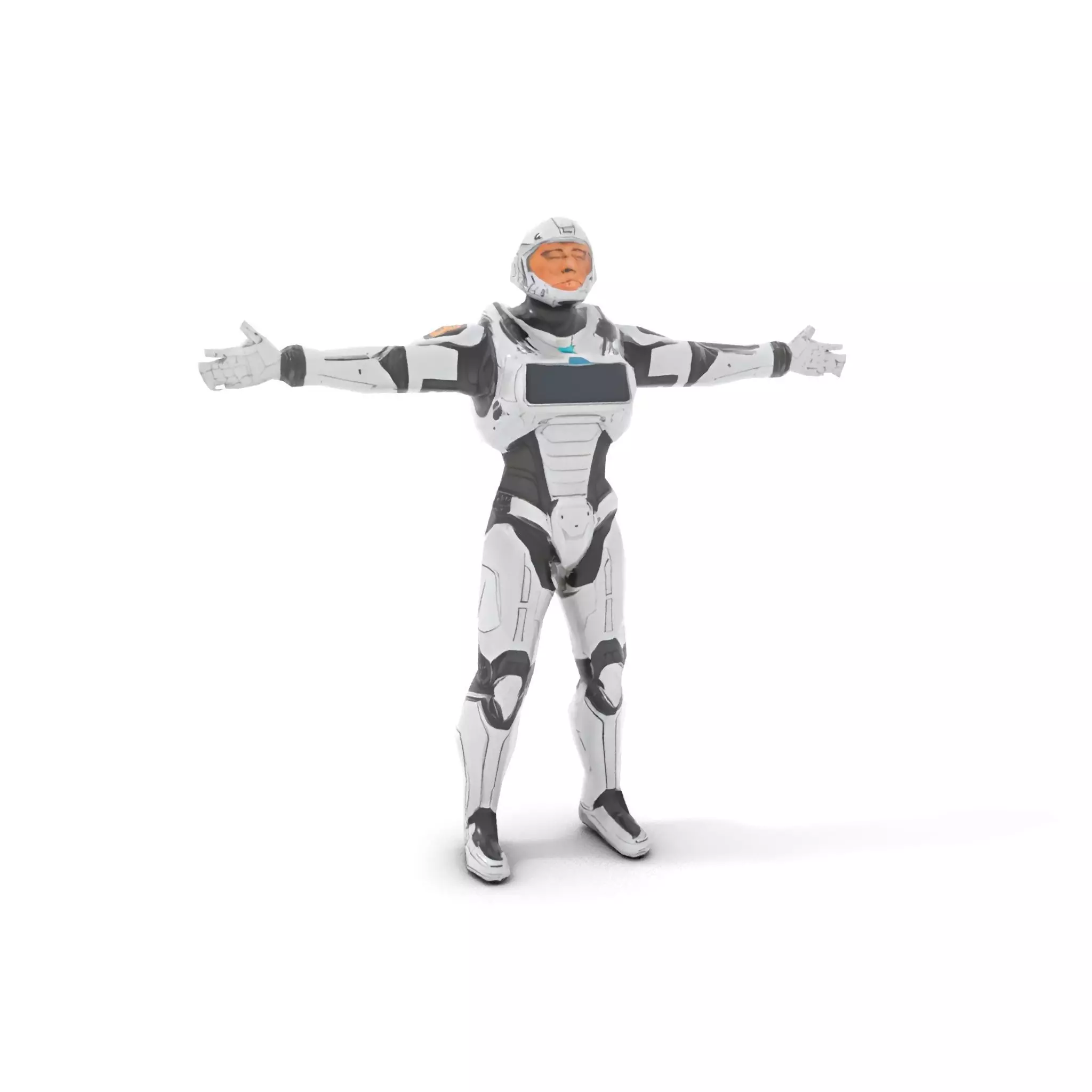 Advanced Android Armor model pack Low-poly 3D model_7
