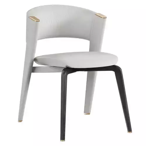 Faux Leather Upholstered Curved Back