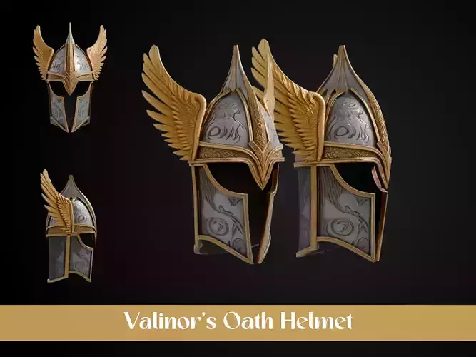 Stylized Numeror Helmet - Valinors Oath