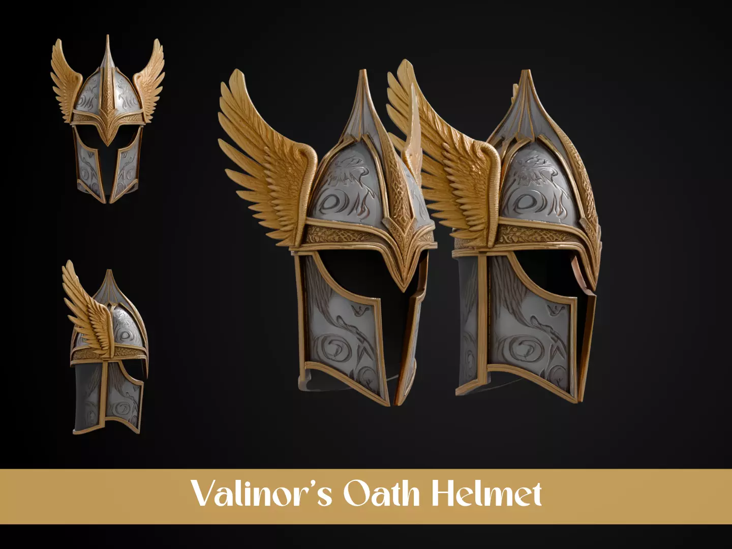 Stylized Numeror Helmet - Valinors Oath 3D print model