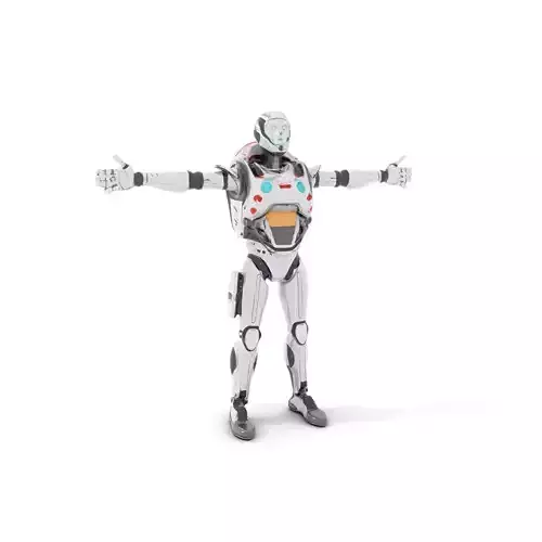 Futuristic Android model pack Low-poly 3D model Futuristic Android model pack Low-poly 3D model