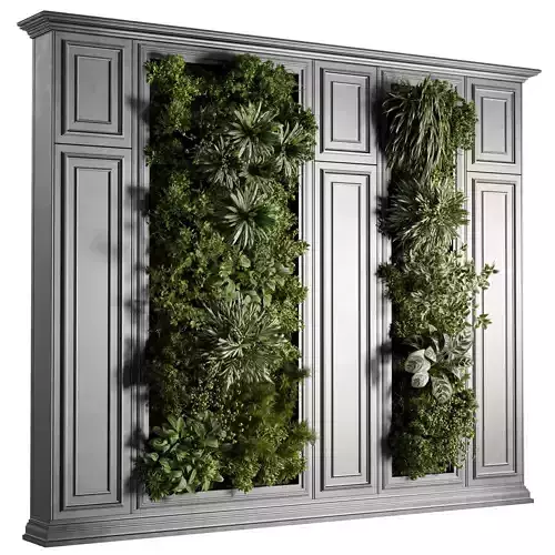 Plants Set Partition - Classic Garden Wall Decor Set 118 