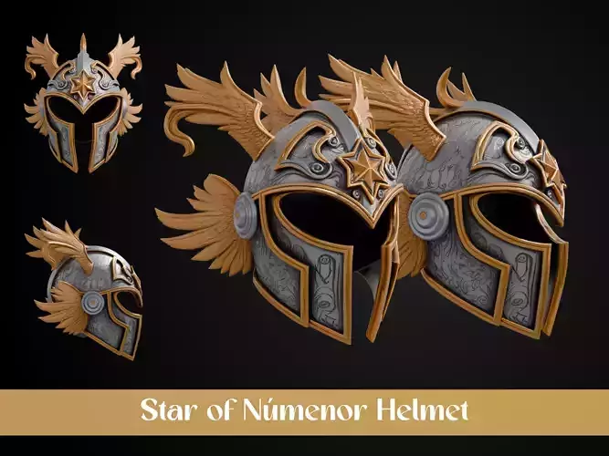 Stylized Numeror Helmet - Star of Numenor