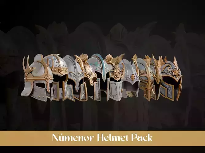 Stylized Numenor Helmet Pack