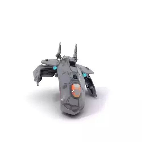 Sleek Spacefighter model pack