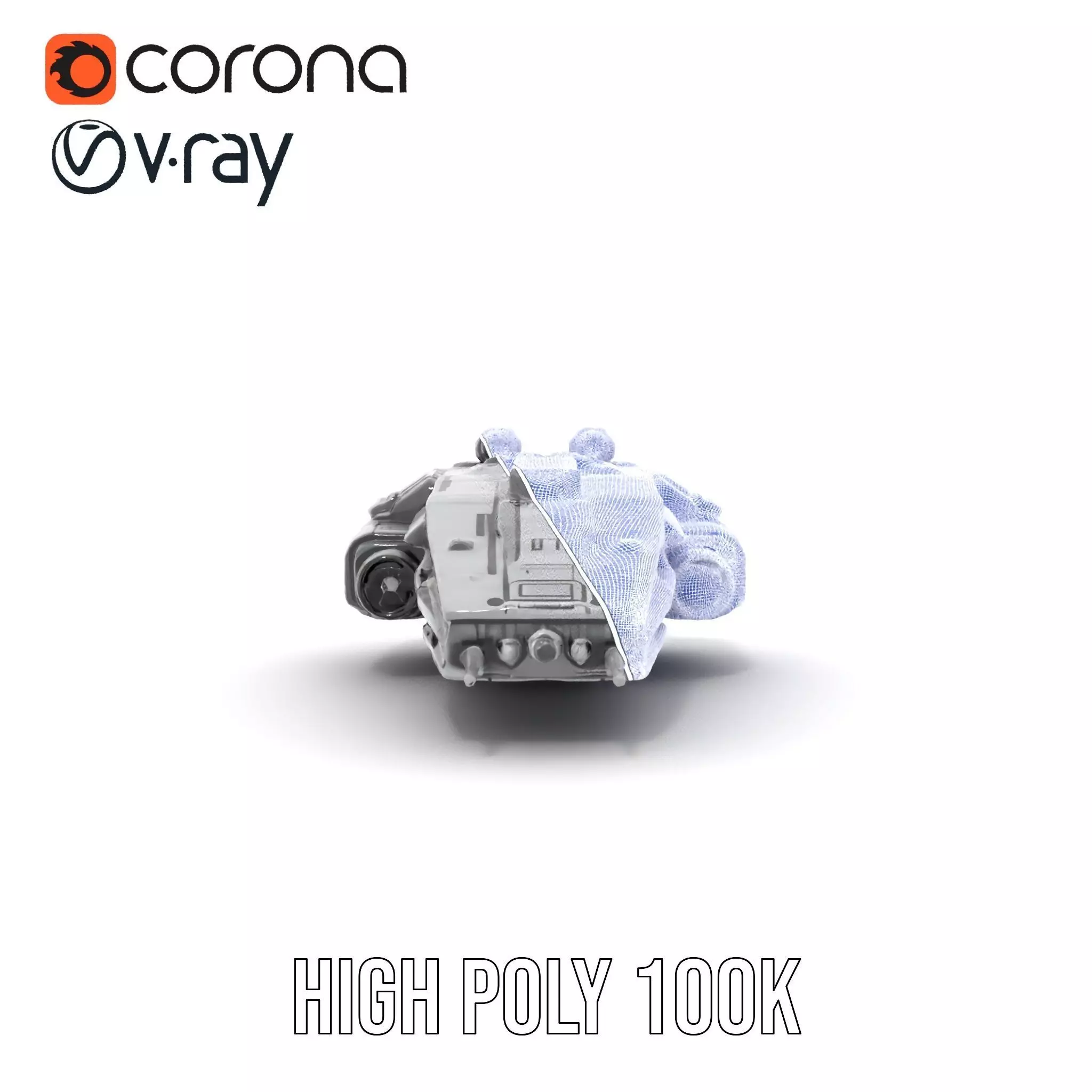 Vanguard Starship model pack Low-poly 3D model_32