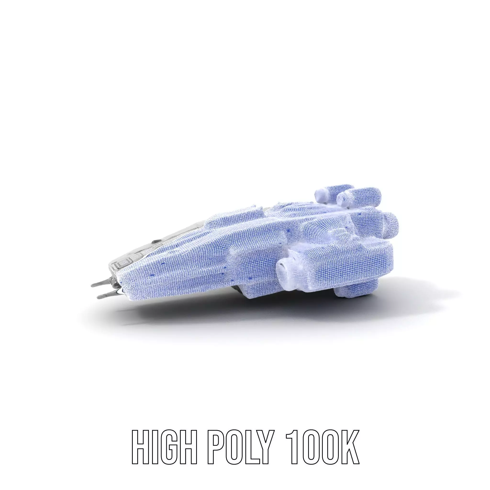 Vanguard Starship model pack Low-poly 3D model_4