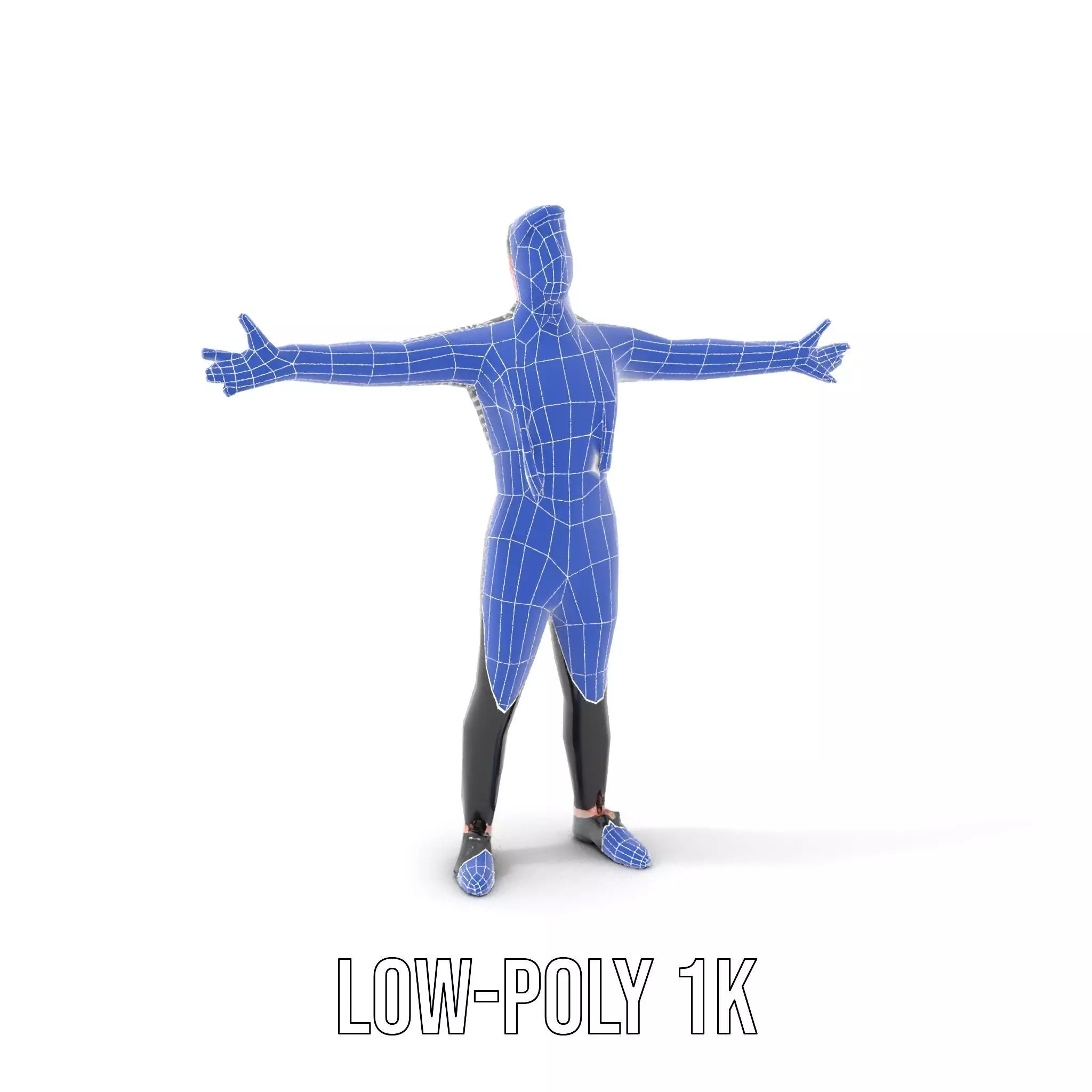 Classic Mime Performer model pack Low-poly 3D model_12