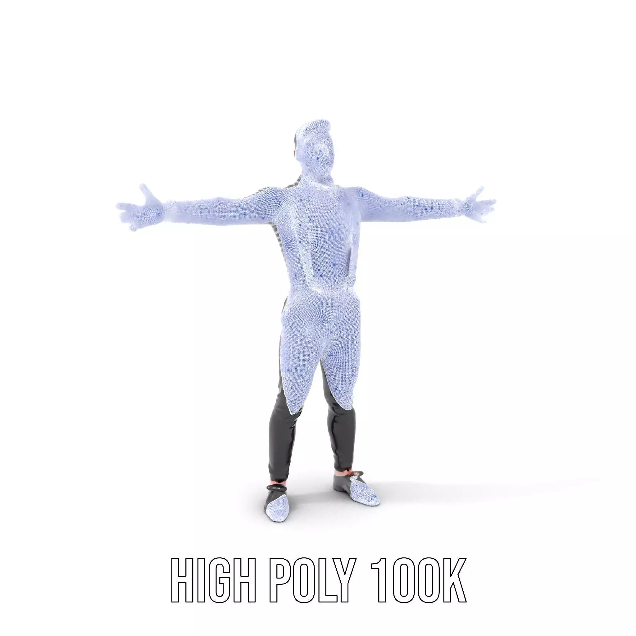 Classic Mime Performer model pack Low-poly 3D model_4