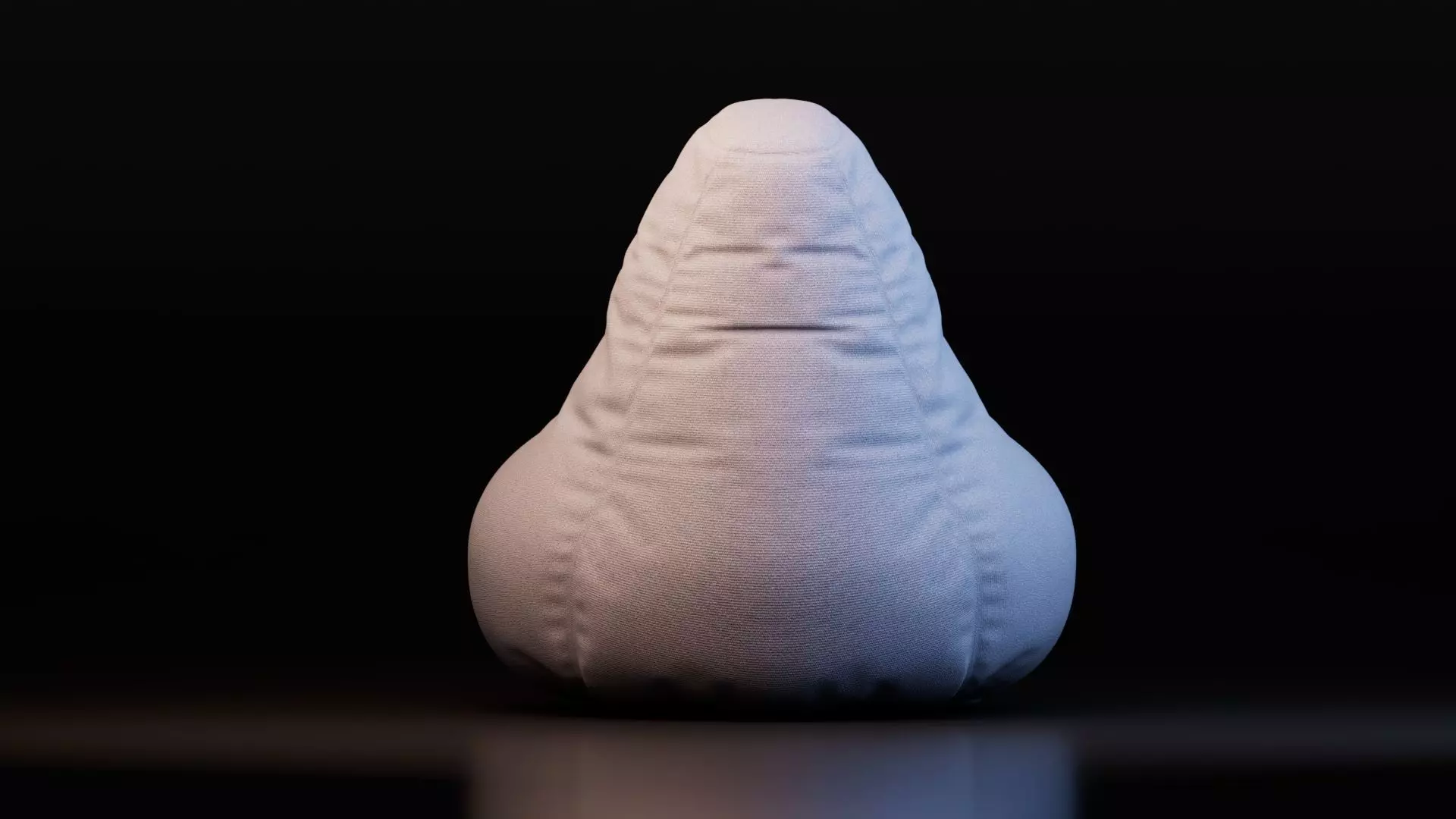 Bean Bag Chair Free low-poly 3D model_3