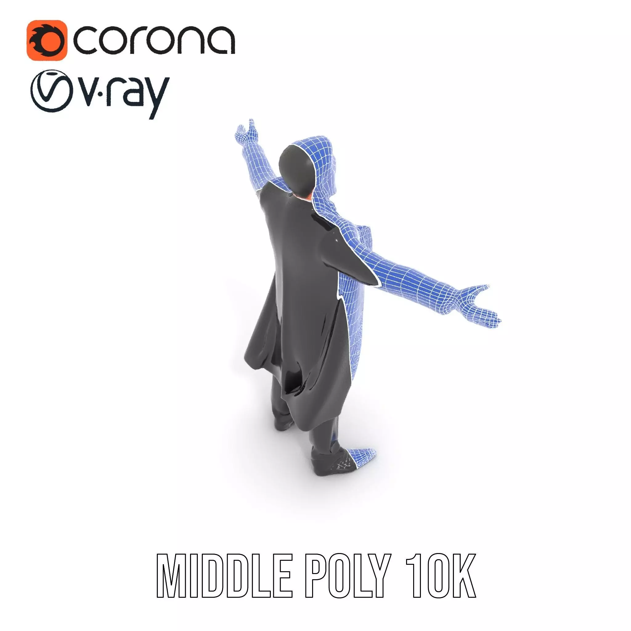 Elegant Tuxedo model pack Low-poly 3D model_30