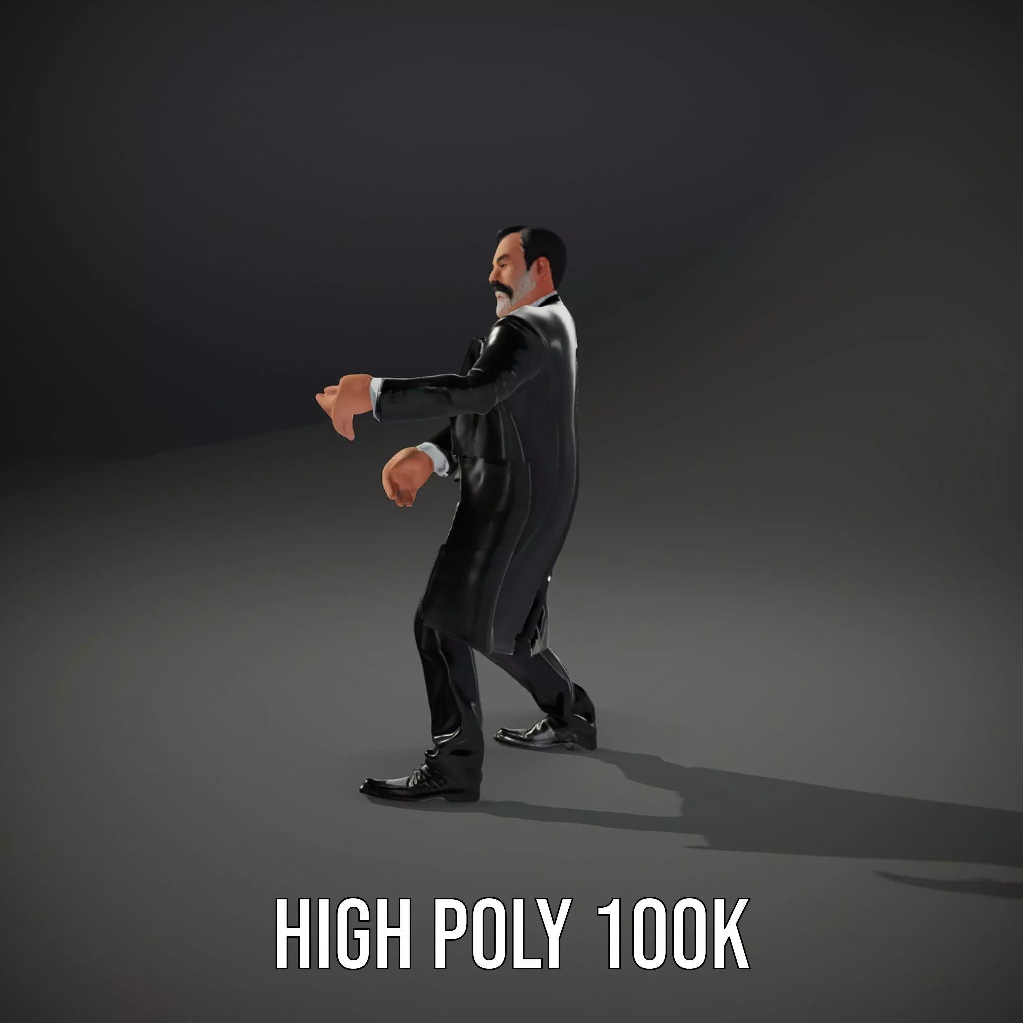 Elegant Tuxedo model pack Low-poly 3D model_11