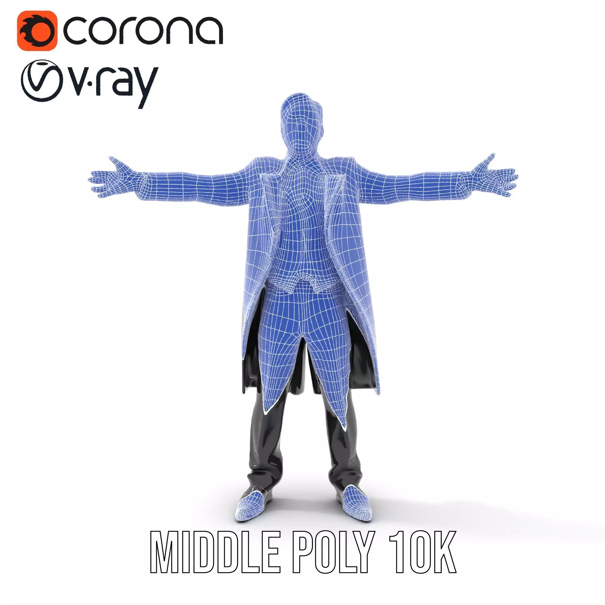 Elegant Tuxedo model pack Low-poly 3D model_21