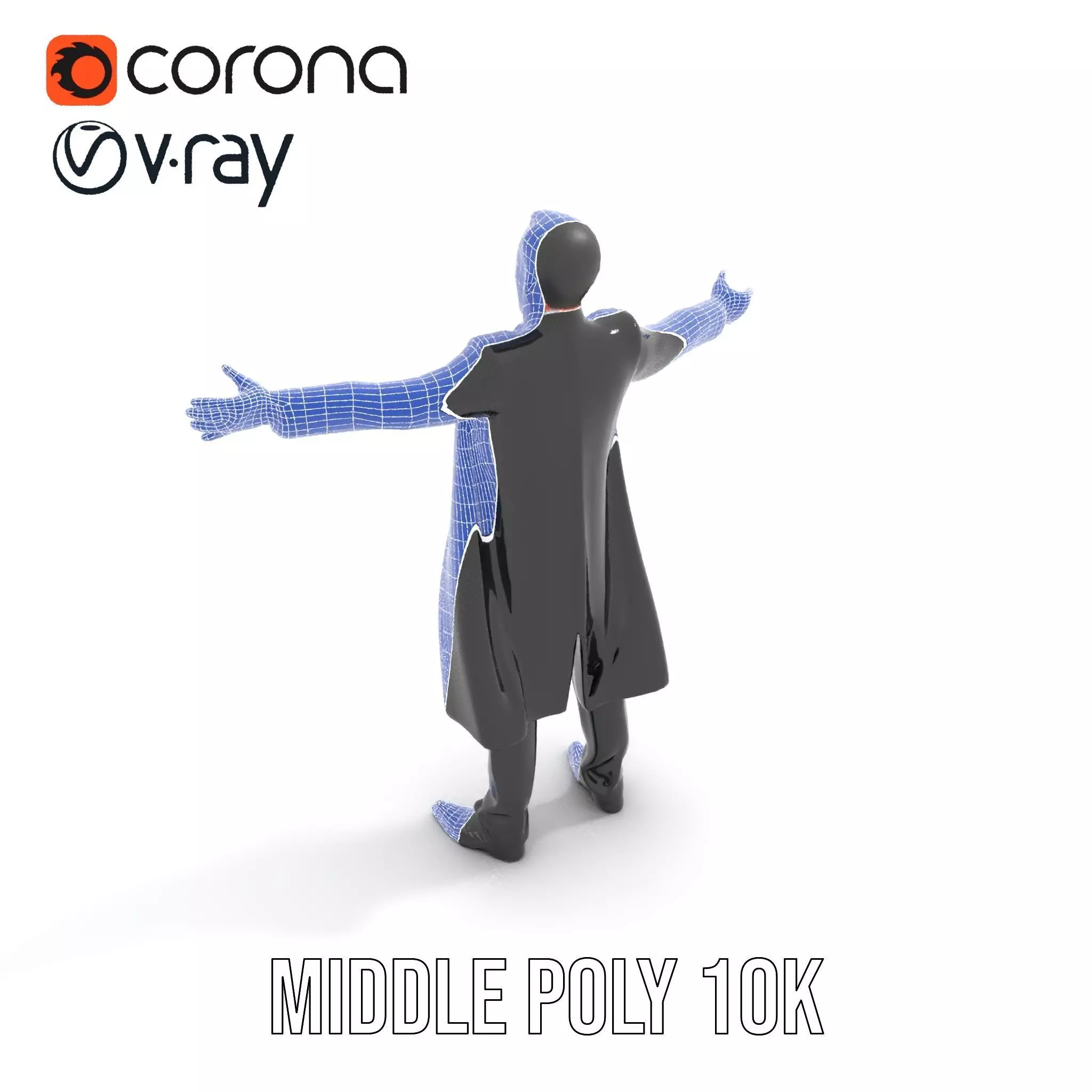 Elegant Tuxedo model pack Low-poly 3D model_27