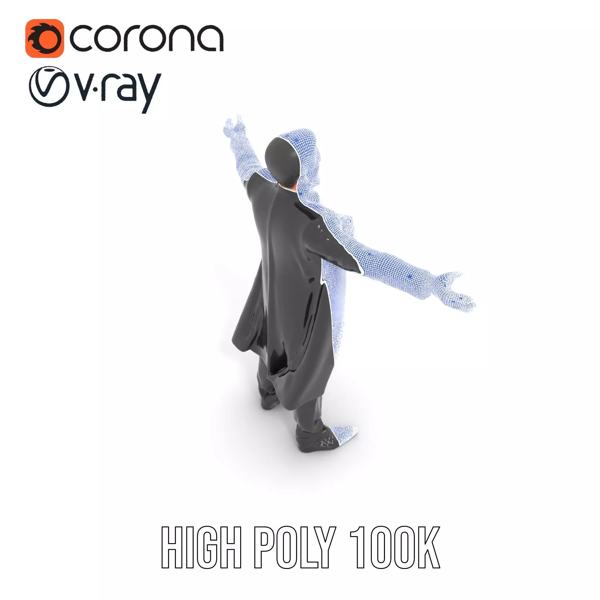 Elegant Tuxedo model pack Low-poly 3D model_34