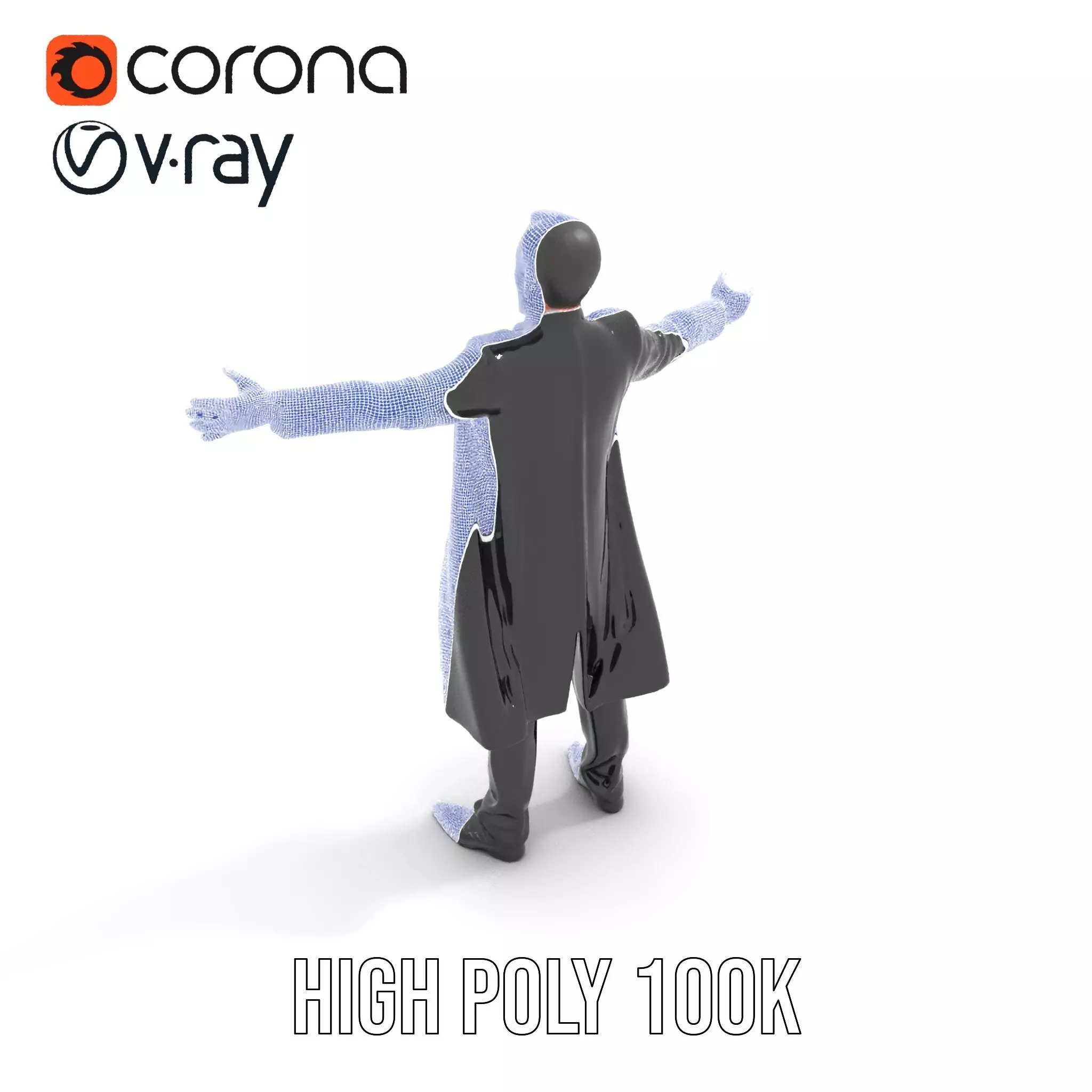 Elegant Tuxedo model pack Low-poly 3D model_20