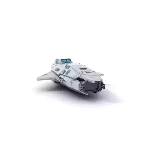 Sleek Spaceship model pack