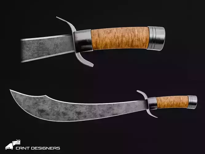 Medieval Curved Sword - Medieval Sword Weapon