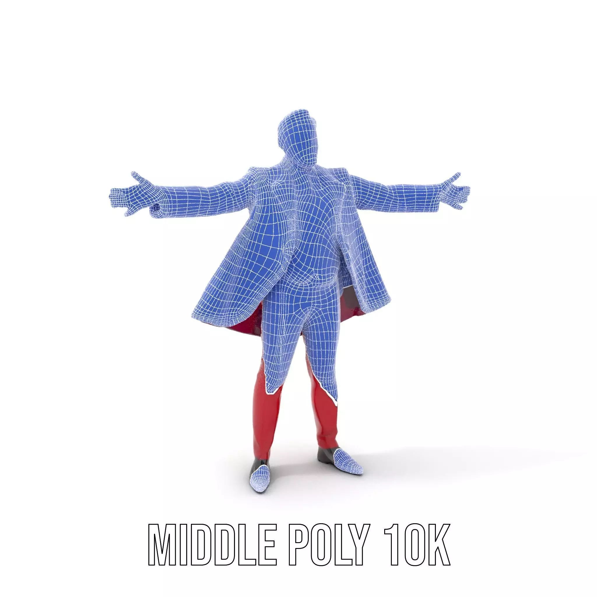 Vibrant Ringmaster Attire model pack Low-poly 3D model_19