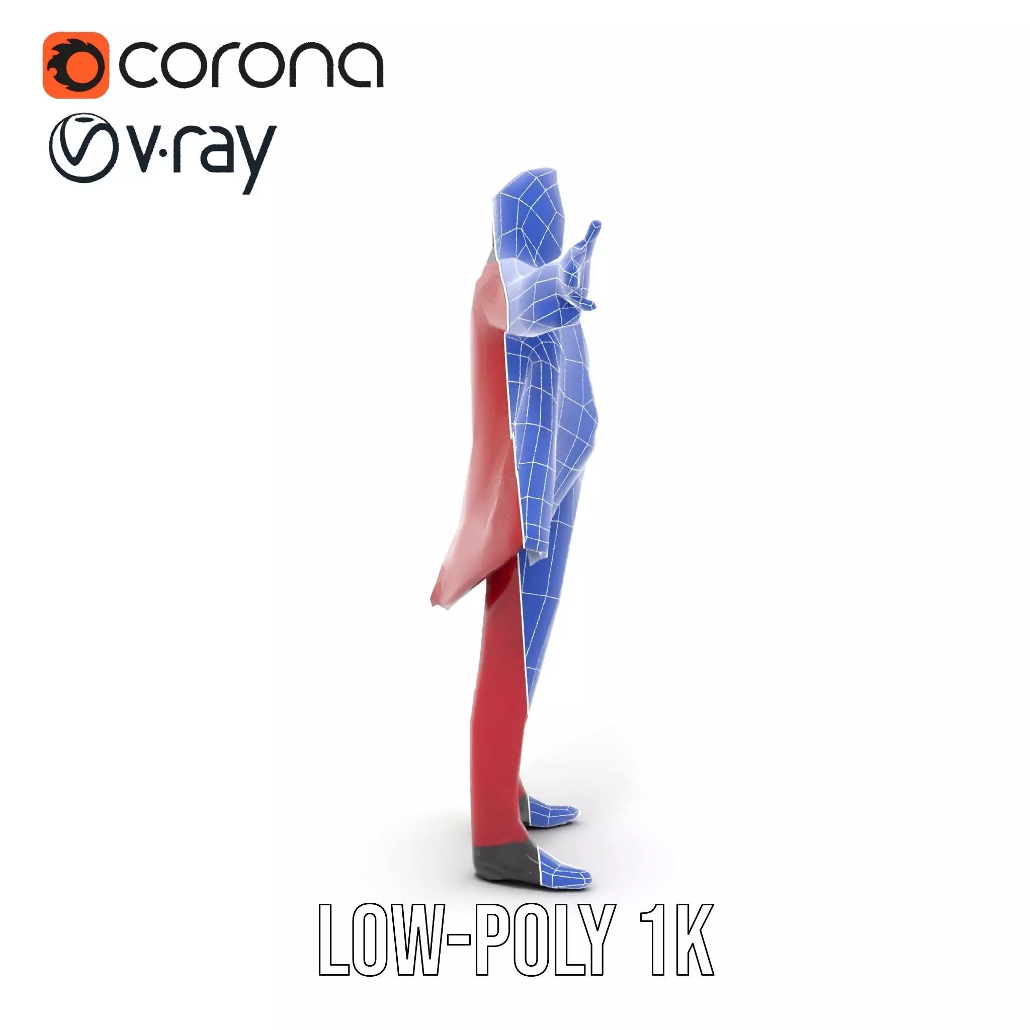 Vibrant Ringmaster Attire model pack Low-poly 3D model_27