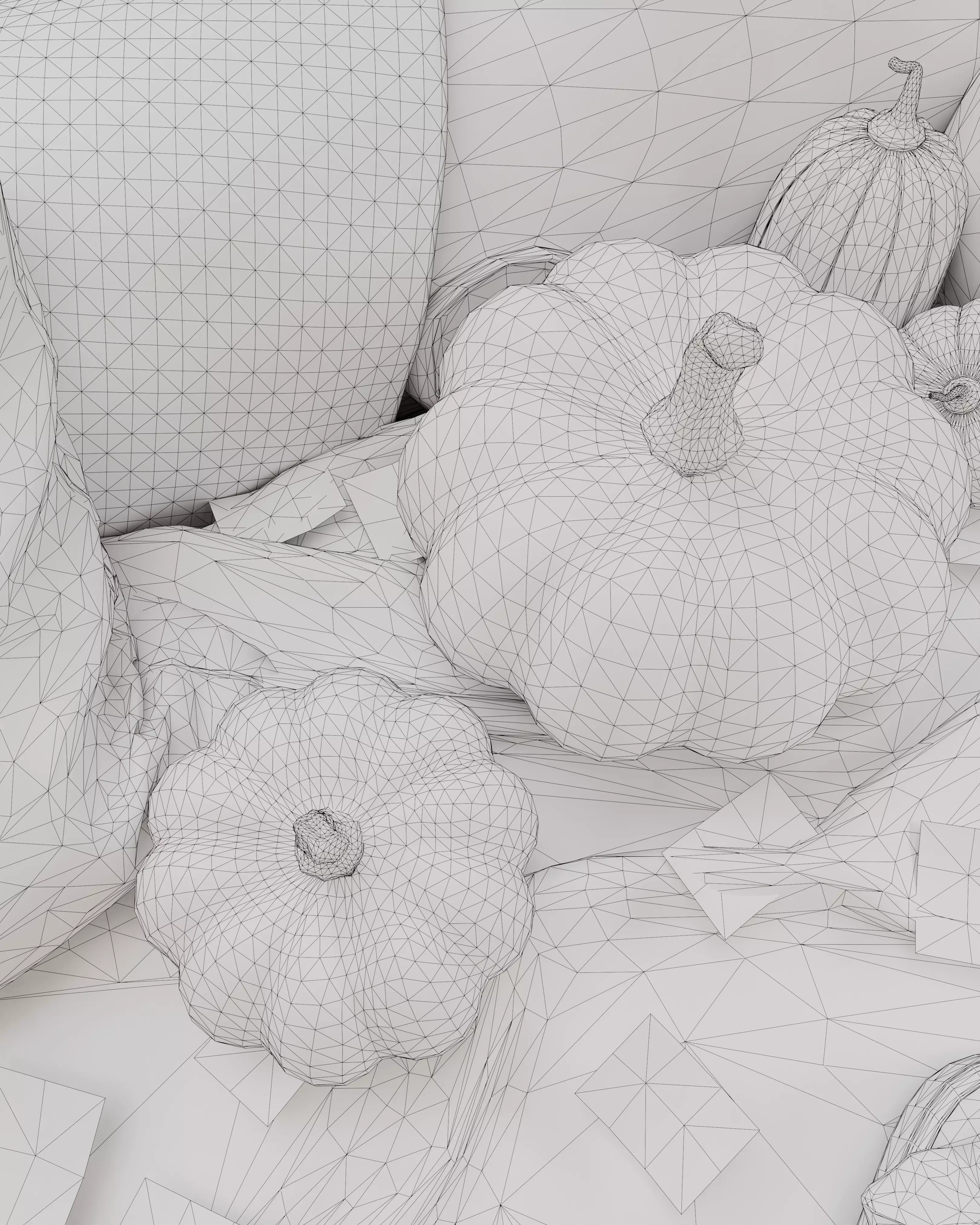 Autumn Picnic Blender Scene 3D model_7