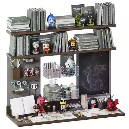 Toys Wall  and Desk Decor for the Kids Room 6 Halloween Edition