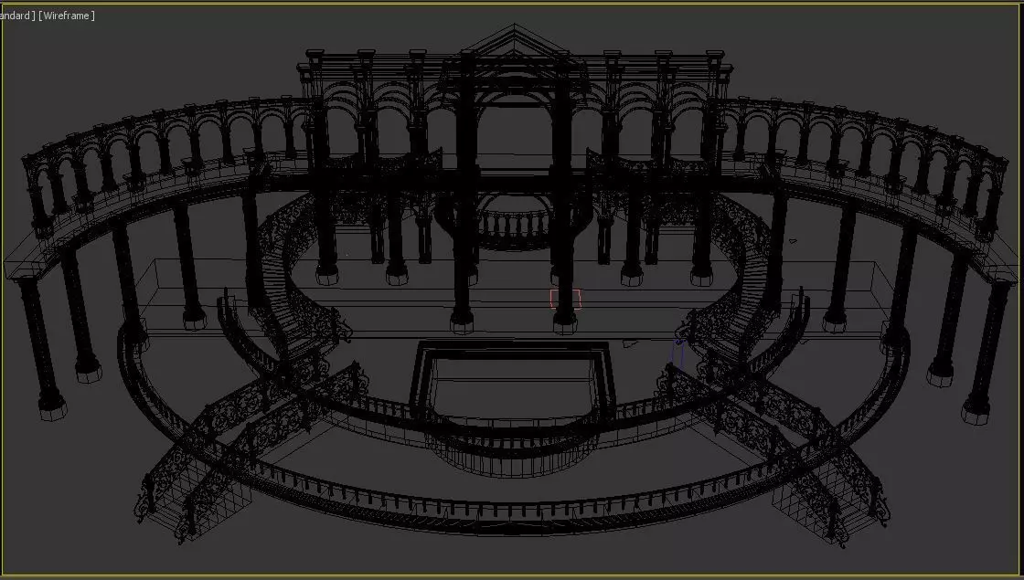 Couple Stage 3D model_15