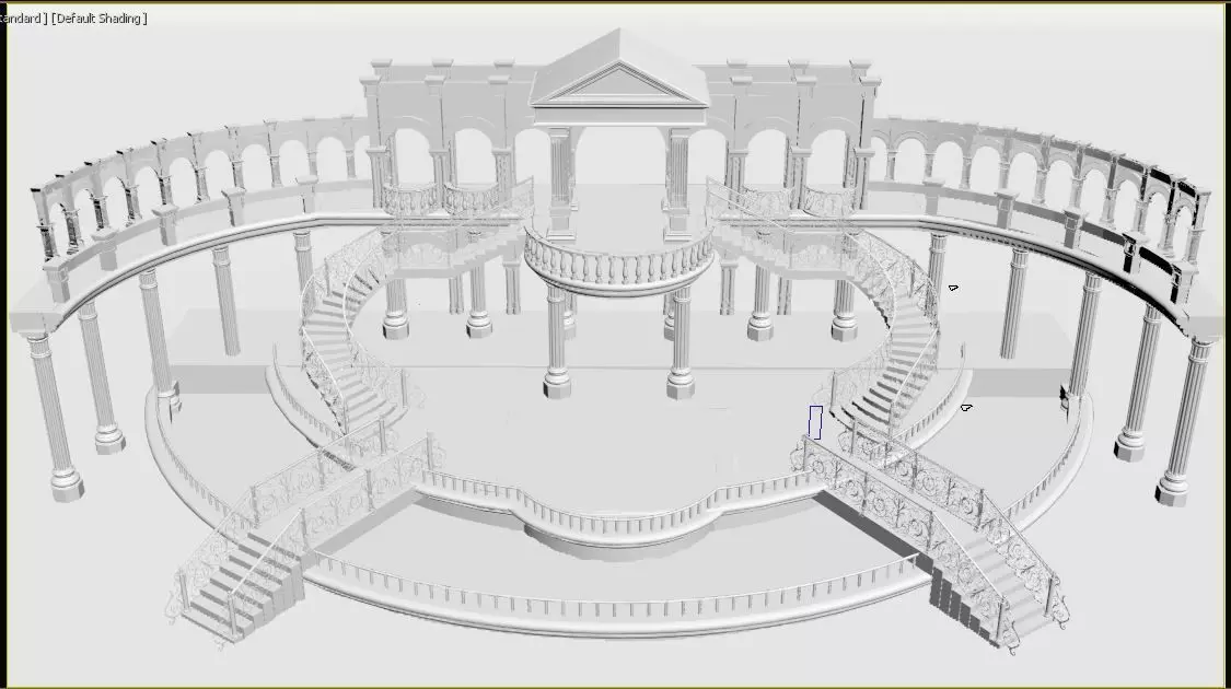 Couple Stage 3D model_11