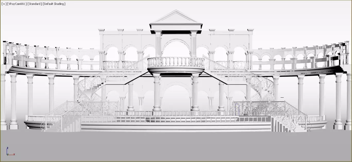 Couple Stage 3D model_8