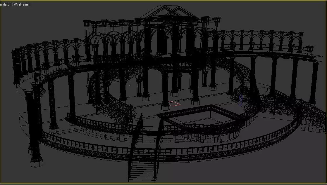 Couple Stage 3D model_13