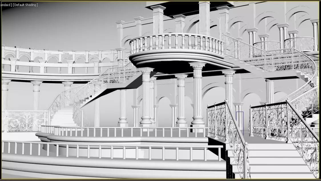 Couple Stage 3D model_10