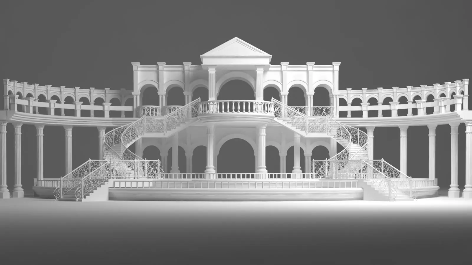 Couple Stage 3D model_4