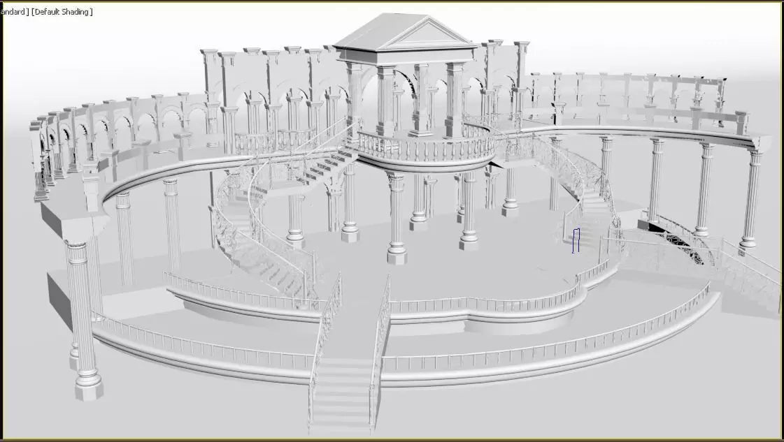 Couple Stage 3D model_9