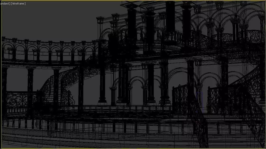 Couple Stage 3D model_14