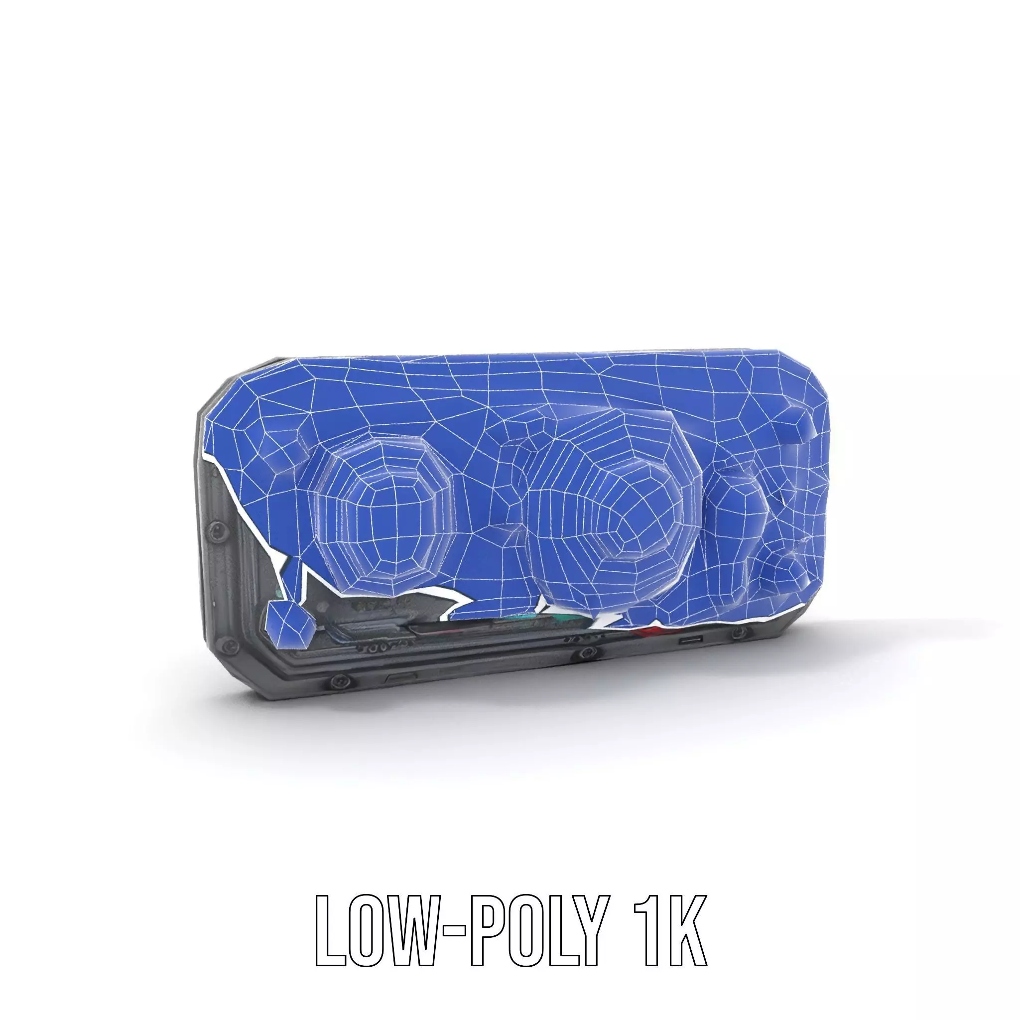 Futuristic Control Panel model pack Low-poly 3D model_31