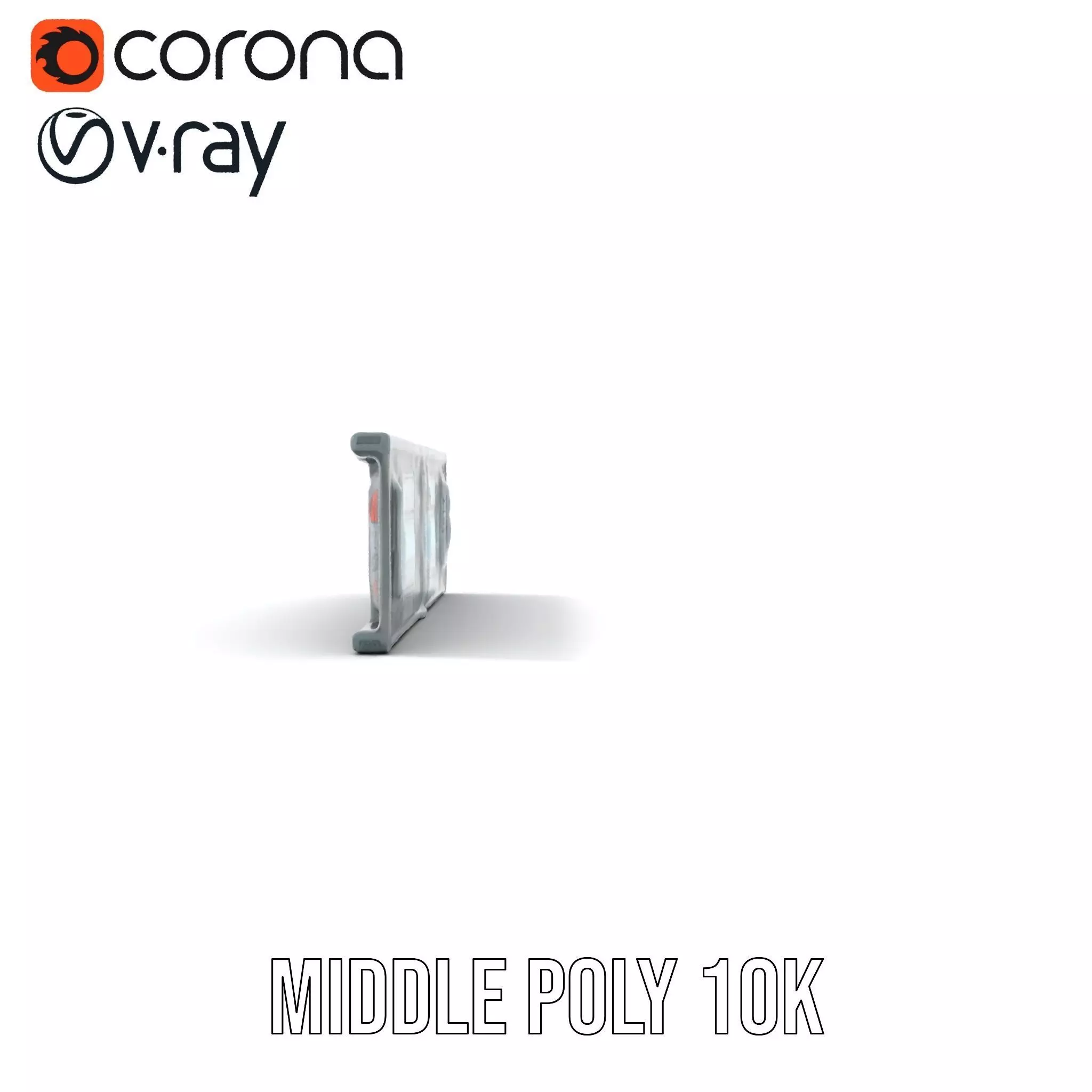 Futuristic Corridor model pack Low-poly 3D model_16