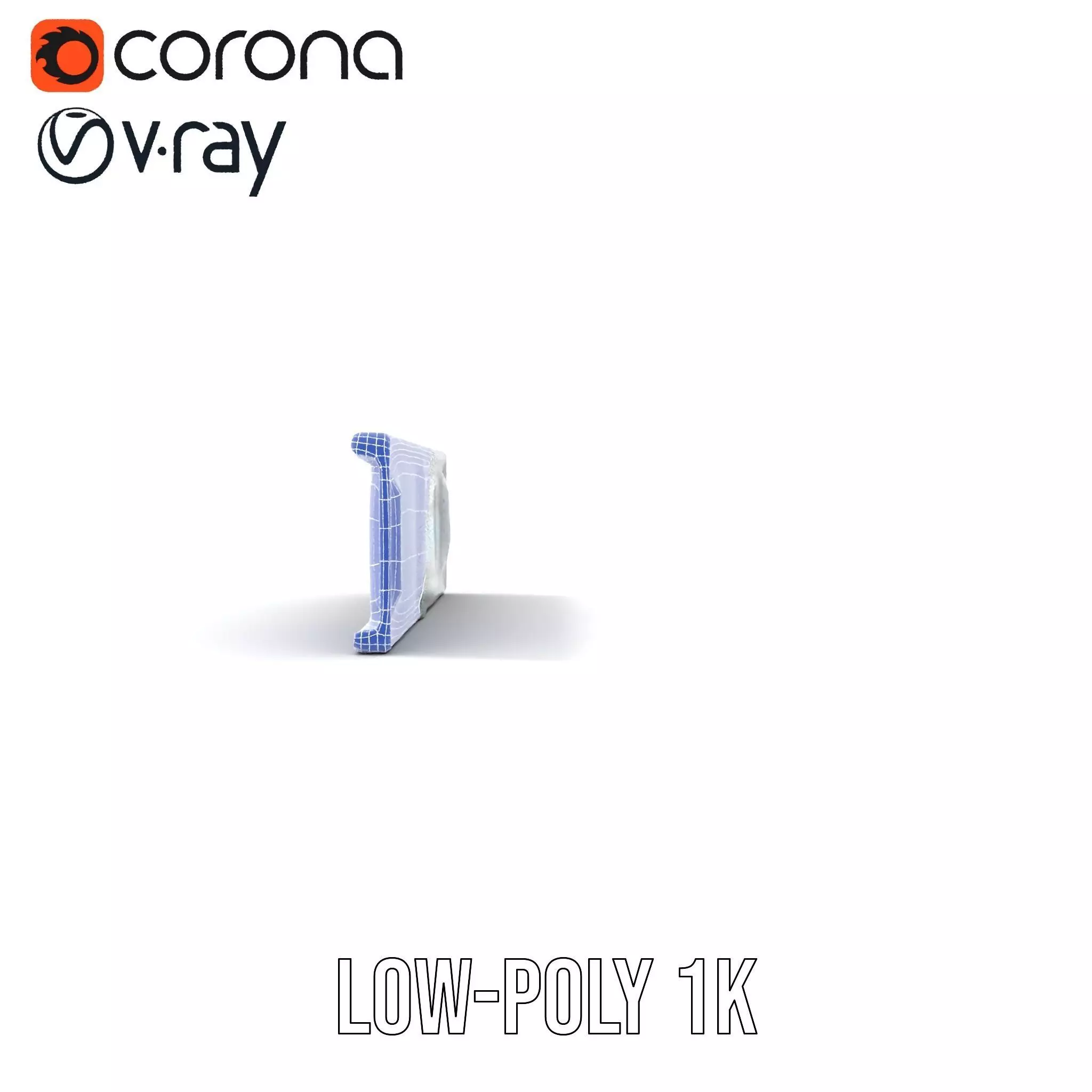 Futuristic Corridor model pack Low-poly 3D model_25