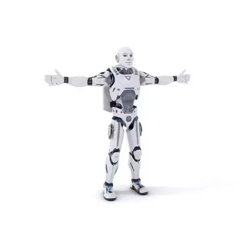 Futuristic Android model pack Low-poly 3D model Futuristic Android model pack Low-poly 3D model